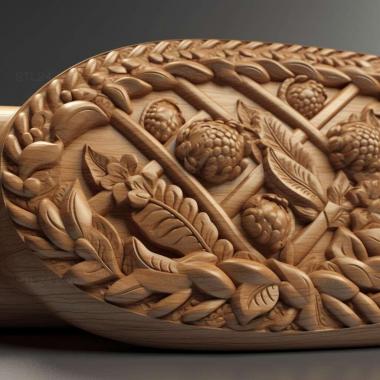 Patterns and decorations Challah Hallah 3 3d model